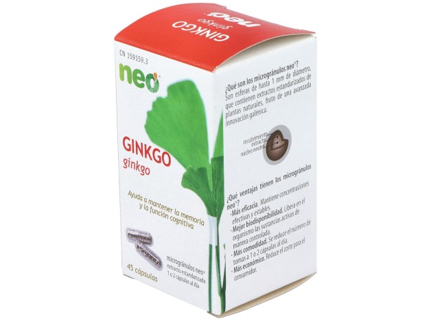 Ginkgo Biloba Microgranulos Neo 45Cap.
