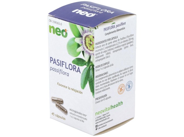 Pasiflora Microgranulos Neo 45Cap.