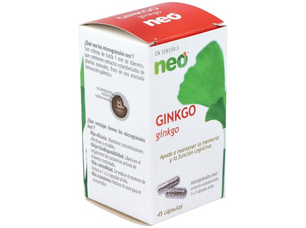 Ginkgo Biloba Microgranulos Neo 45Cap.