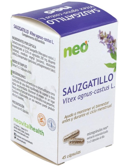 Sauzgatillo Microgranulos Neo 45Cap.