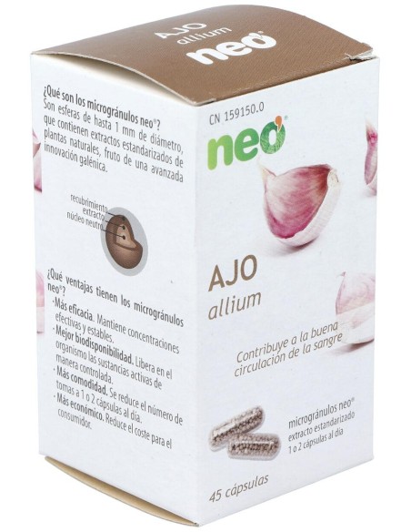 Ajo Microgranulos Neo 45Cap.