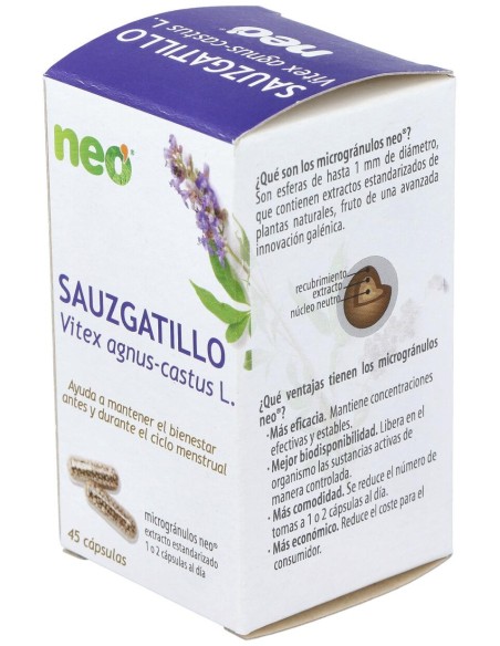 Sauzgatillo Microgranulos Neo 45Cap.
