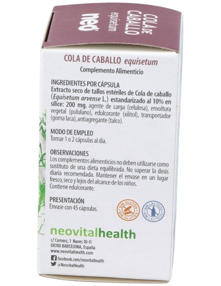 Cola De Caballo Microgranulos Neo 45Cap.