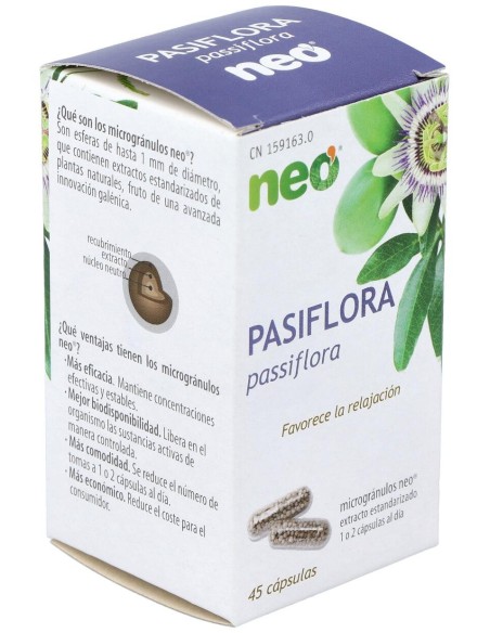 Pasiflora Microgranulos Neo 45Cap.