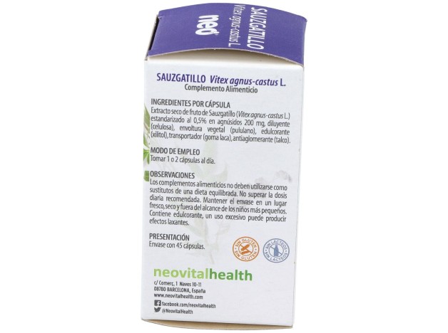 Sauzgatillo Microgranulos Neo 45Cap.