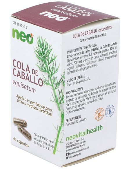 Cola De Caballo Microgranulos Neo 45Cap.