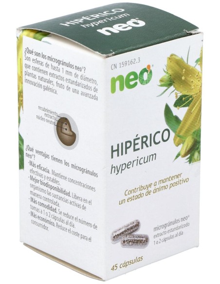Hiperico Microgranulos Neo 45Cap.
