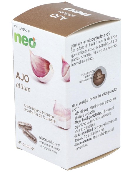 Ajo Microgranulos Neo 45Cap.