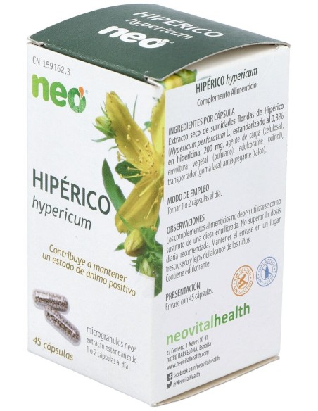 Hiperico Microgranulos Neo 45Cap.