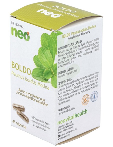 Boldo Microgranulos Neo 45Cap.