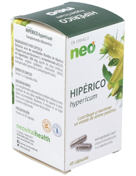 Hiperico Microgranulos Neo 45Cap.