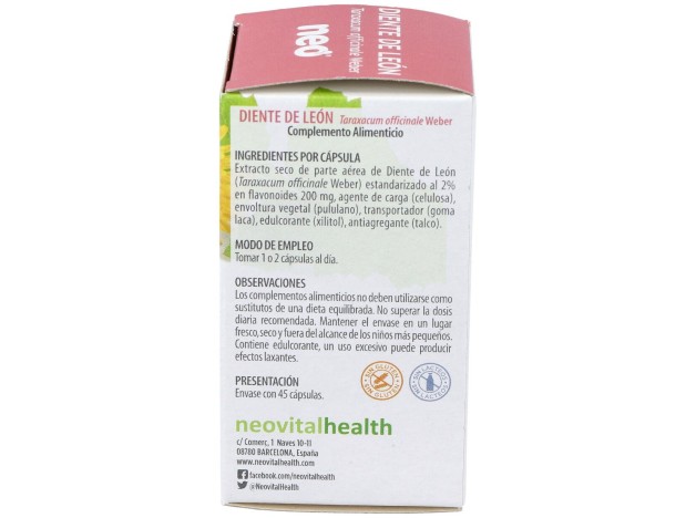 Diente De Leon Microgranulos Neo 45Cap.
