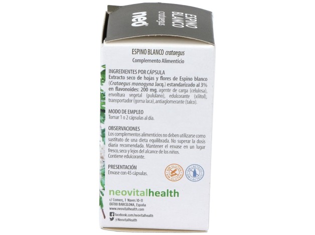 Espino Blanco Microgranulos Neo 45Cap.