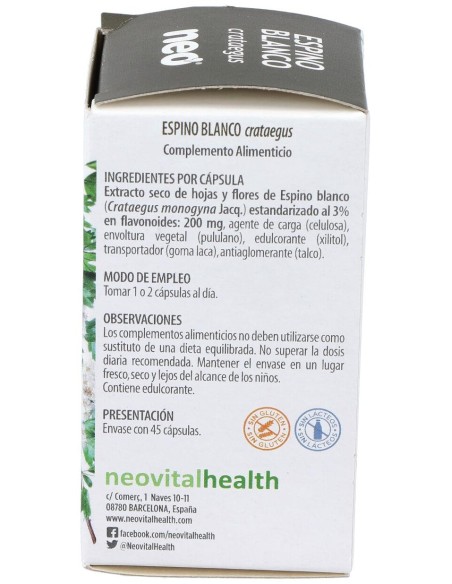 Espino Blanco Microgranulos Neo 45Cap.