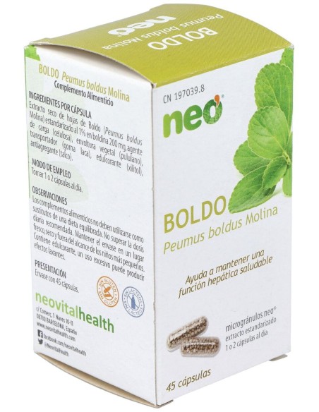 Boldo Microgranulos Neo 45Cap.