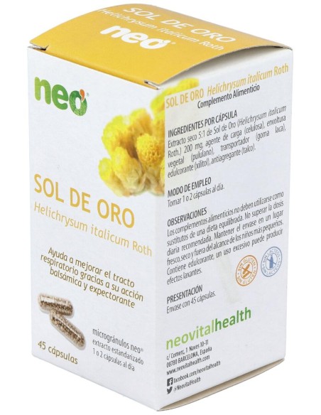 Sol De Oro Microgranulos Neo 45Cap.