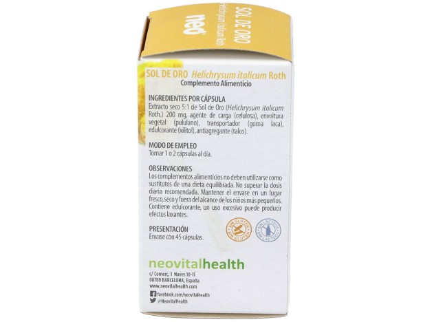 Sol De Oro Microgranulos Neo 45Cap.
