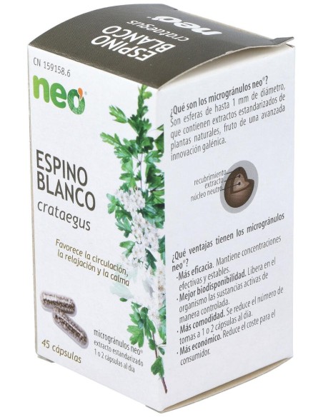 Espino Blanco Microgranulos Neo 45Cap.
