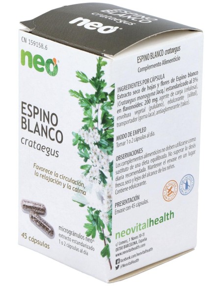 Espino Blanco Microgranulos Neo 45Cap.