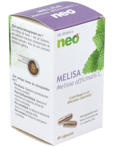 Melisa Microgranulos Neo 45Cap.
