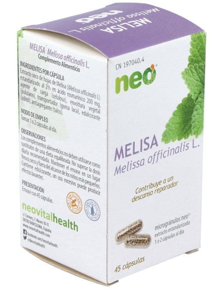 Melisa Microgranulos Neo 45Cap.