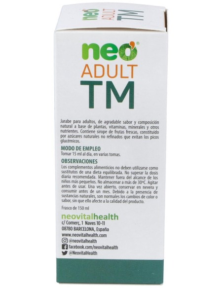 Neo Adult Tm Tosmucil Jarabe 150Ml.