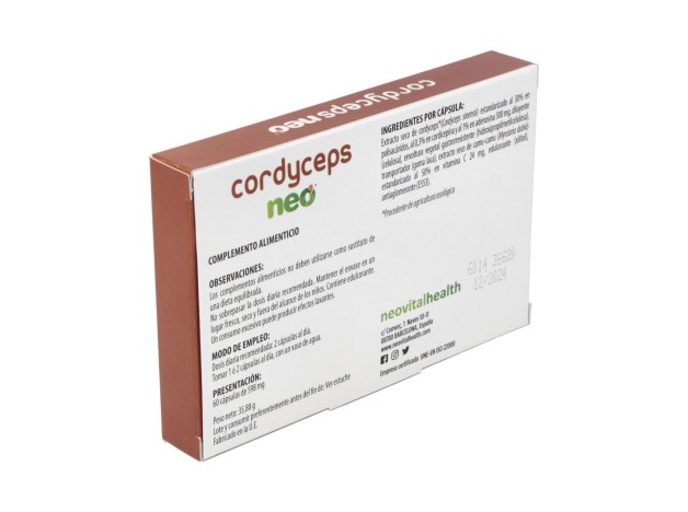 Neovital Health Cordyceps Neo 60Cáps