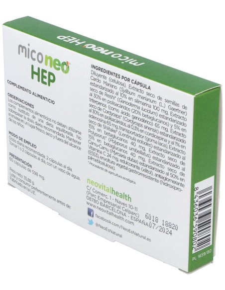 Neovital Health Mico Neo Hep 60Cáps