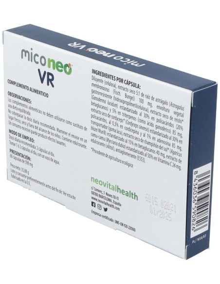 Neovital Health Mico Neo Vr 60Cáps