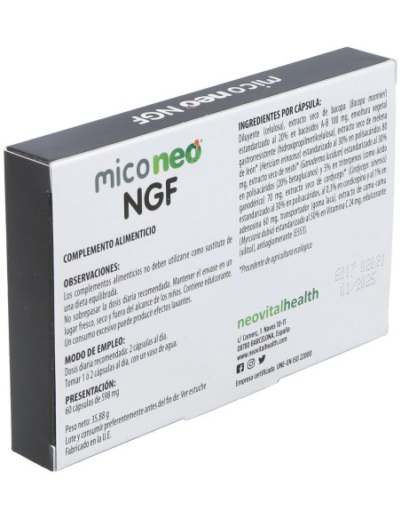 Neovital Health Mico Neo Ngf 60Cáps