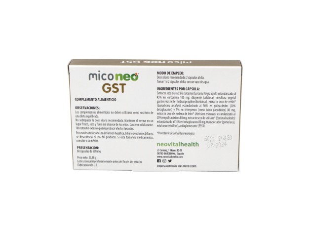 Mico Neo Gst 60Cap.