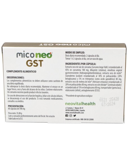 Mico Neo Gst 60Cap.