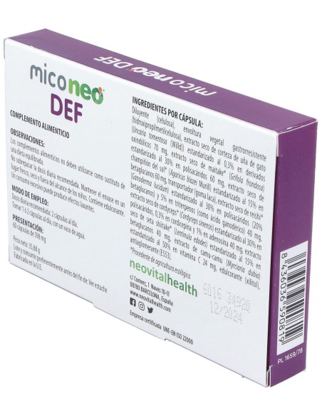 Neovital Health Mico Neo Def 60Cáps