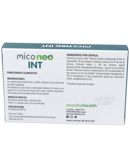 Neovital Health Mico Neo Int 60Cáps