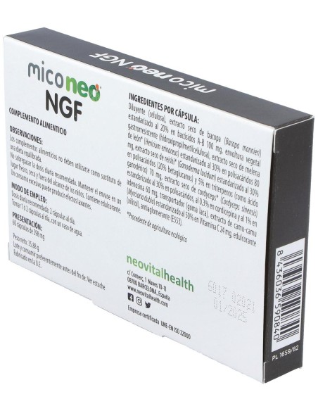 Neovital Health Mico Neo Ngf 60Cáps