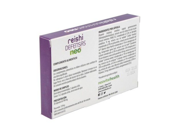 Reishi Defensas Neo 30Cap.