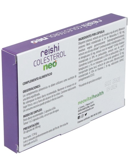 Reishi Colesterol Neo 30Cap.