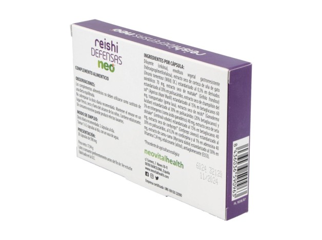 Reishi Defensas Neo 30Cap.