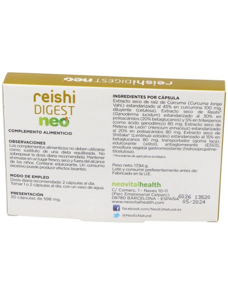 Reishi Digest Neo 30Cap.