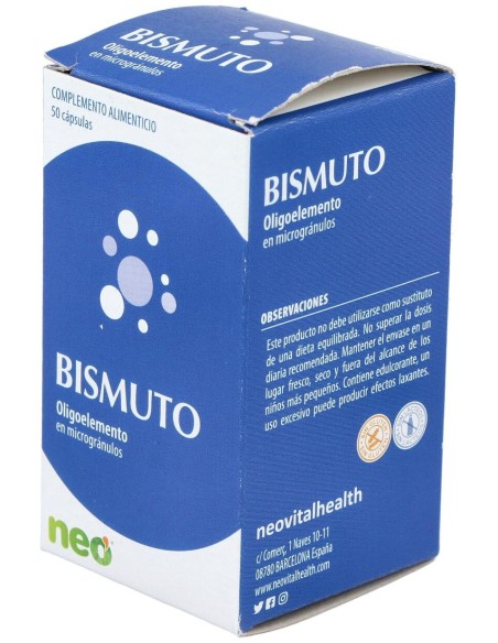 Bismuto Microgranulos Neo 50Cap.