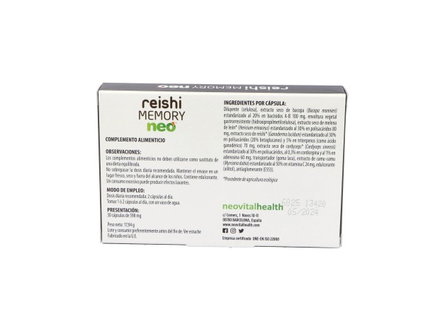 Reishi Memory Neo 30Cap.