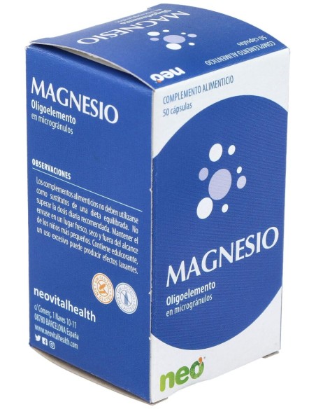 Magnesio Microgranulos Neo 50Cap.