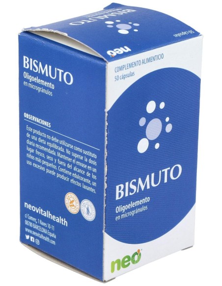 Bismuto Microgranulos Neo 50Cap.
