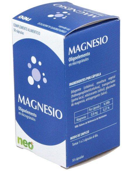 Magnesio Microgranulos Neo 50Cap.