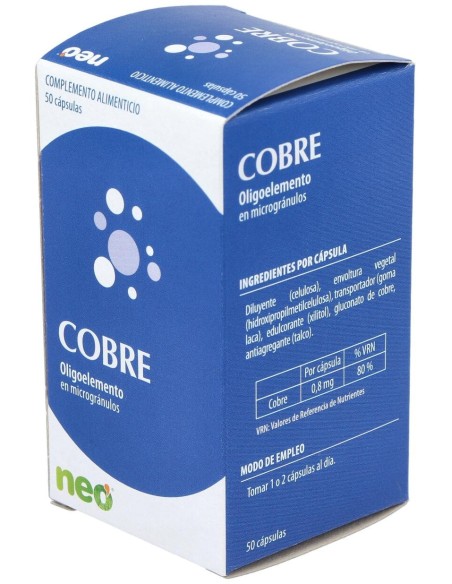 Cobre Microgranulos Neo 50Cap.