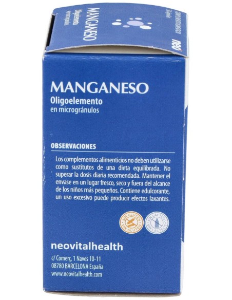 Manganeso Microgranulos Neo 50Cap.