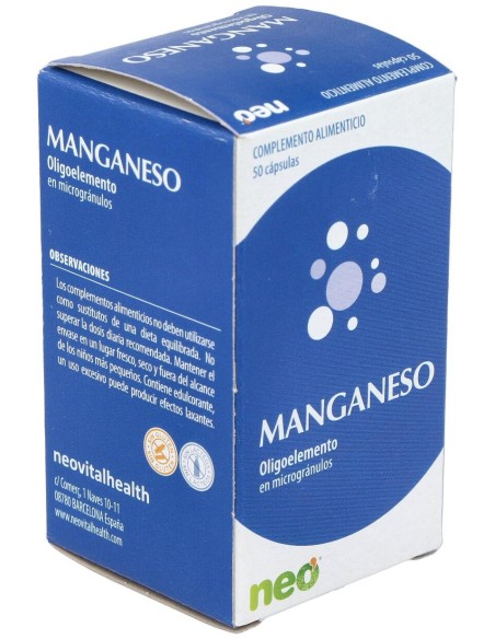 Manganeso Microgranulos Neo 50Cap.