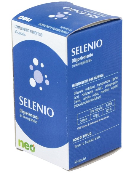 Selenio Microgranulos Neo 50Cap.