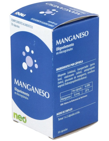Manganeso Microgranulos Neo 50Cap.