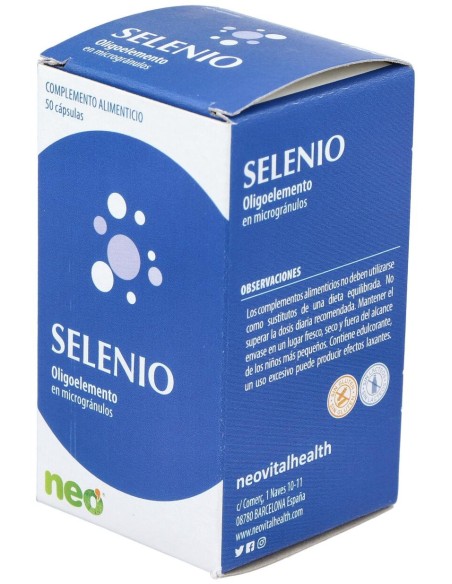 Selenio Microgranulos Neo 50Cap.